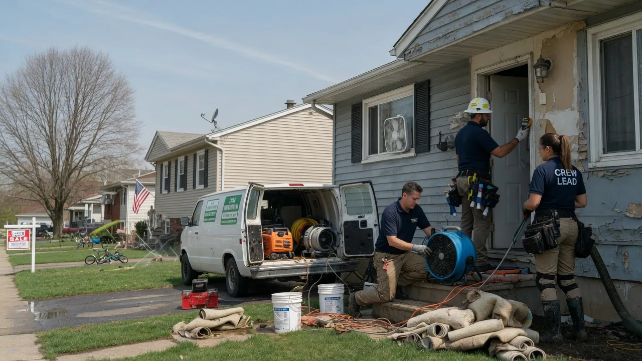 Flood Cleanup in Keyport, NJ near me